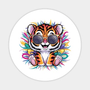 Baby Tiger Cute Magnet